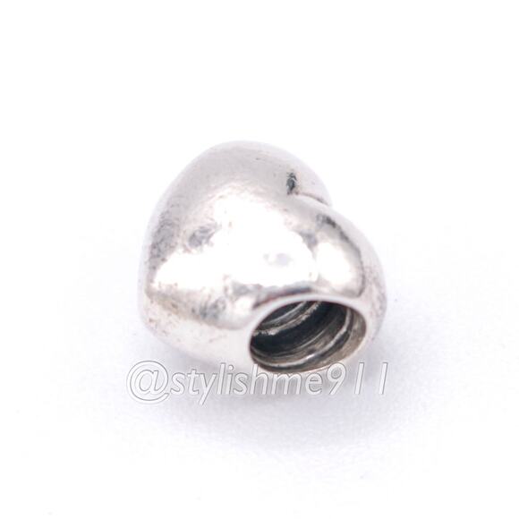 Authentic PANDORA Large Smooth Heart Charm - 790137 - Picture 9 of 11